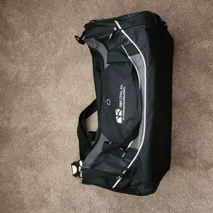 Large black duffle bag
